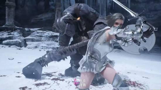 《洛奇英雄传》新作美女战斗画面！大白腿太爱了