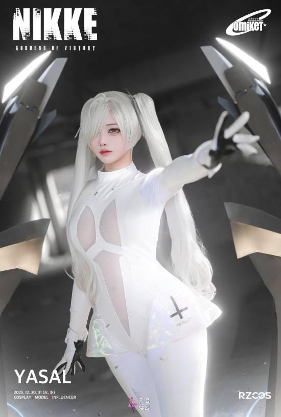 这谁看了不起飞？韩援Yasal新照 白毛美女穿黑丝